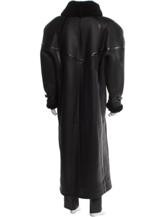 Saint Laurent 2023 Lambskin Overcoat