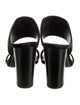 Saint Laurent Suede Studded Accents Slides