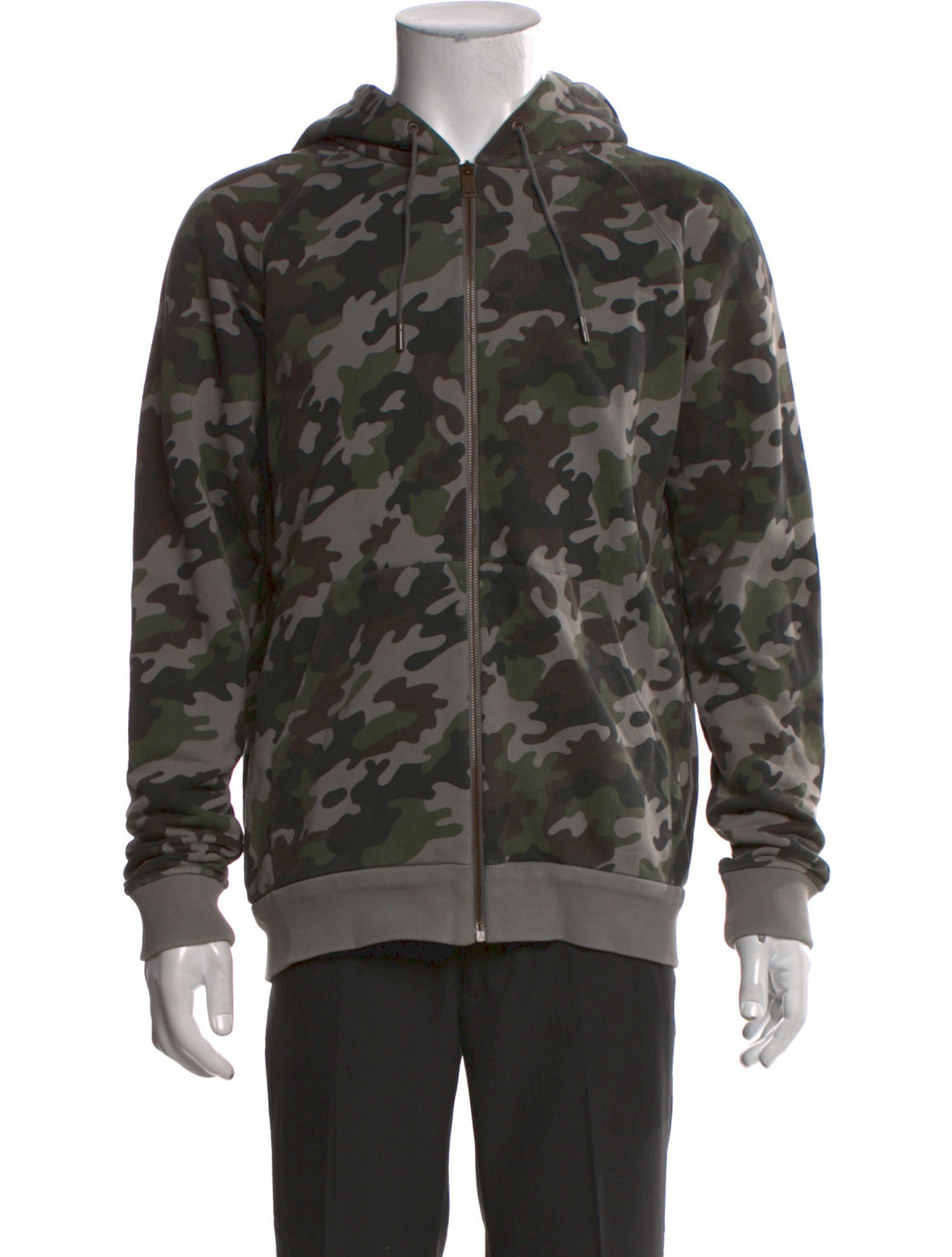 Saint Laurent 2014 Camouflage Print Hoodie