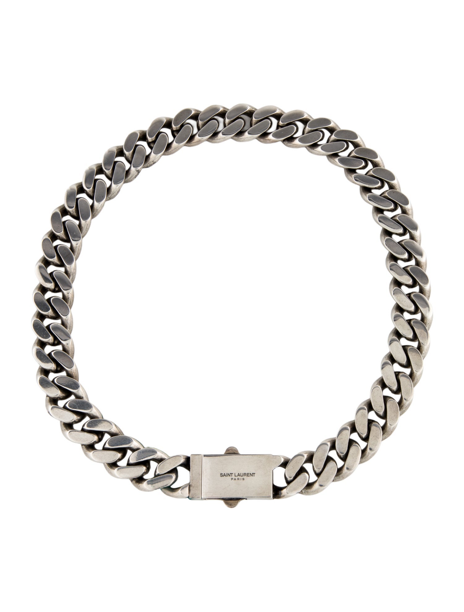 Saint Laurent Curb Chain Necklace
