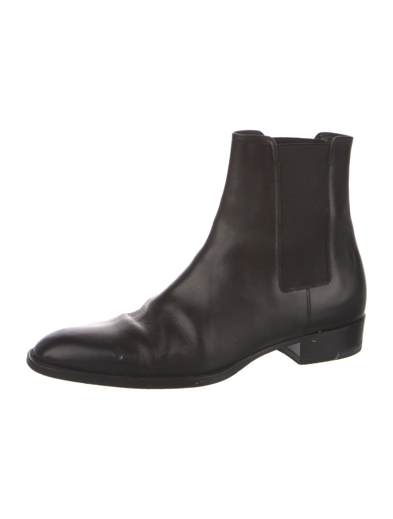 Saint Laurent Leather Chelsea Boots