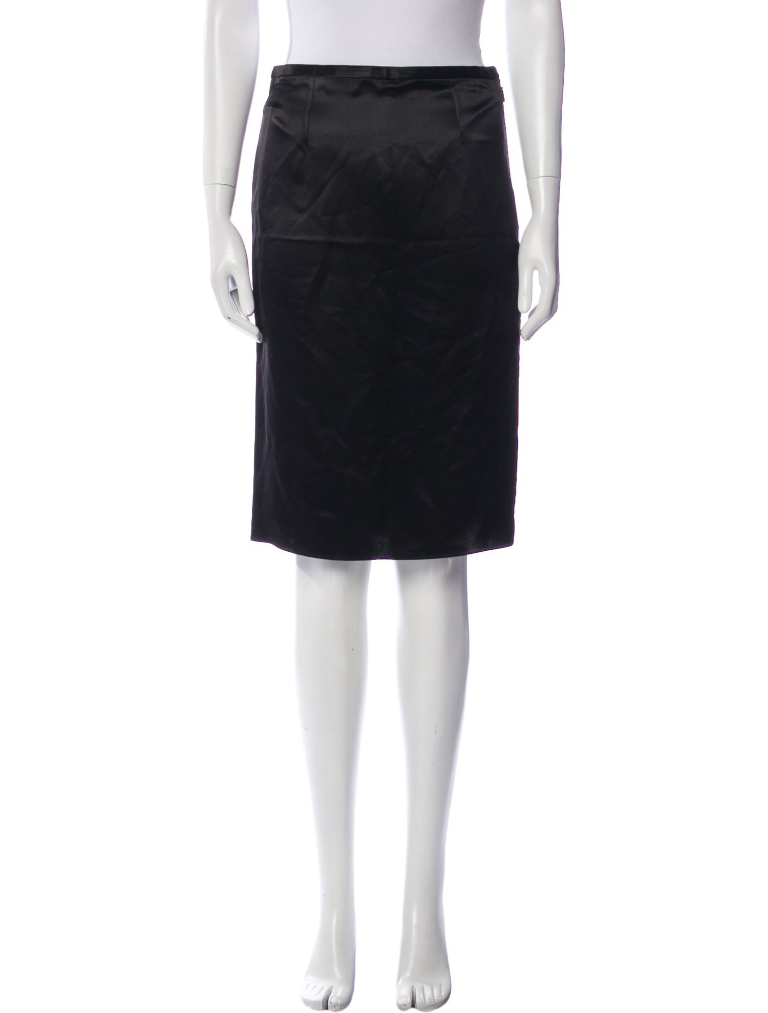 Saint Laurent Silk Knee-Length Skirt