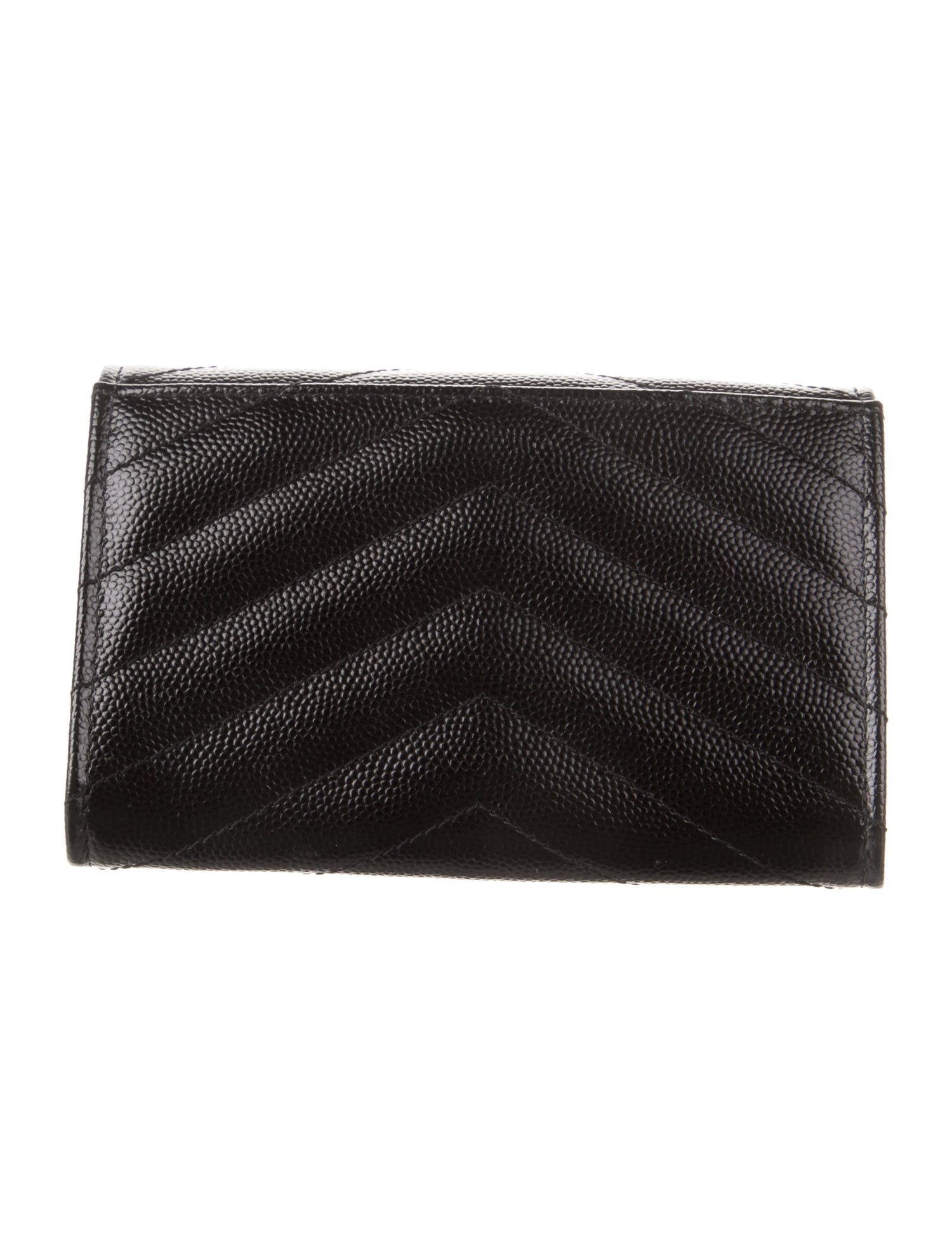 Saint Laurent 2019 Small Matelasse Envelope Compact Wallet