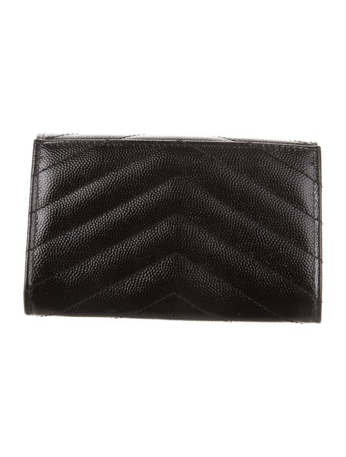 Saint Laurent 2019 Small Matelasse Envelope Compact Wallet