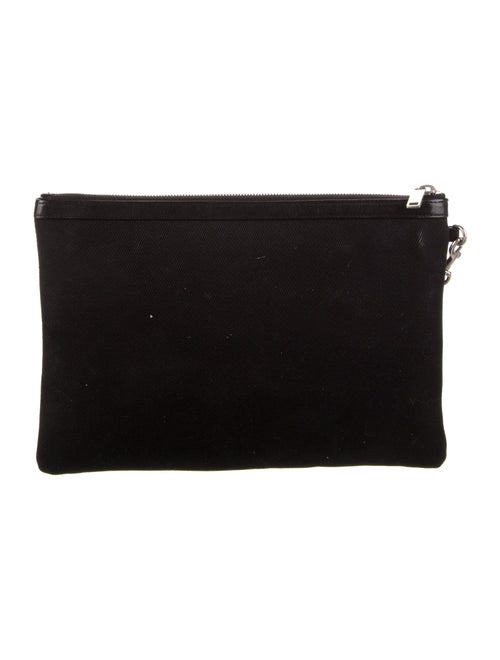 Saint Laurent canvas cosmetic bag