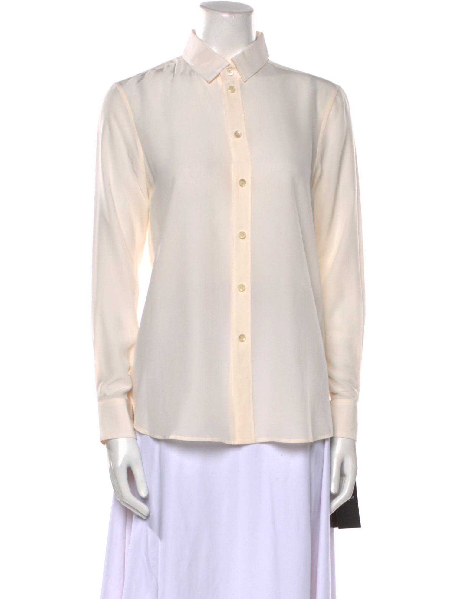 Saint Laurent 2017 Silk Button-Up Top w/ Tags