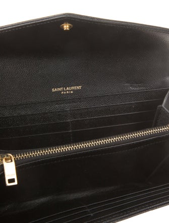 Saint Laurent 2020 Cassandre Monogram Envelope Flap Wallet