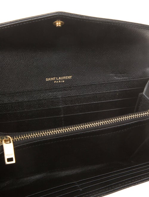 Saint Laurent 2020 Cassandre Monogram Envelope Flap Wallet