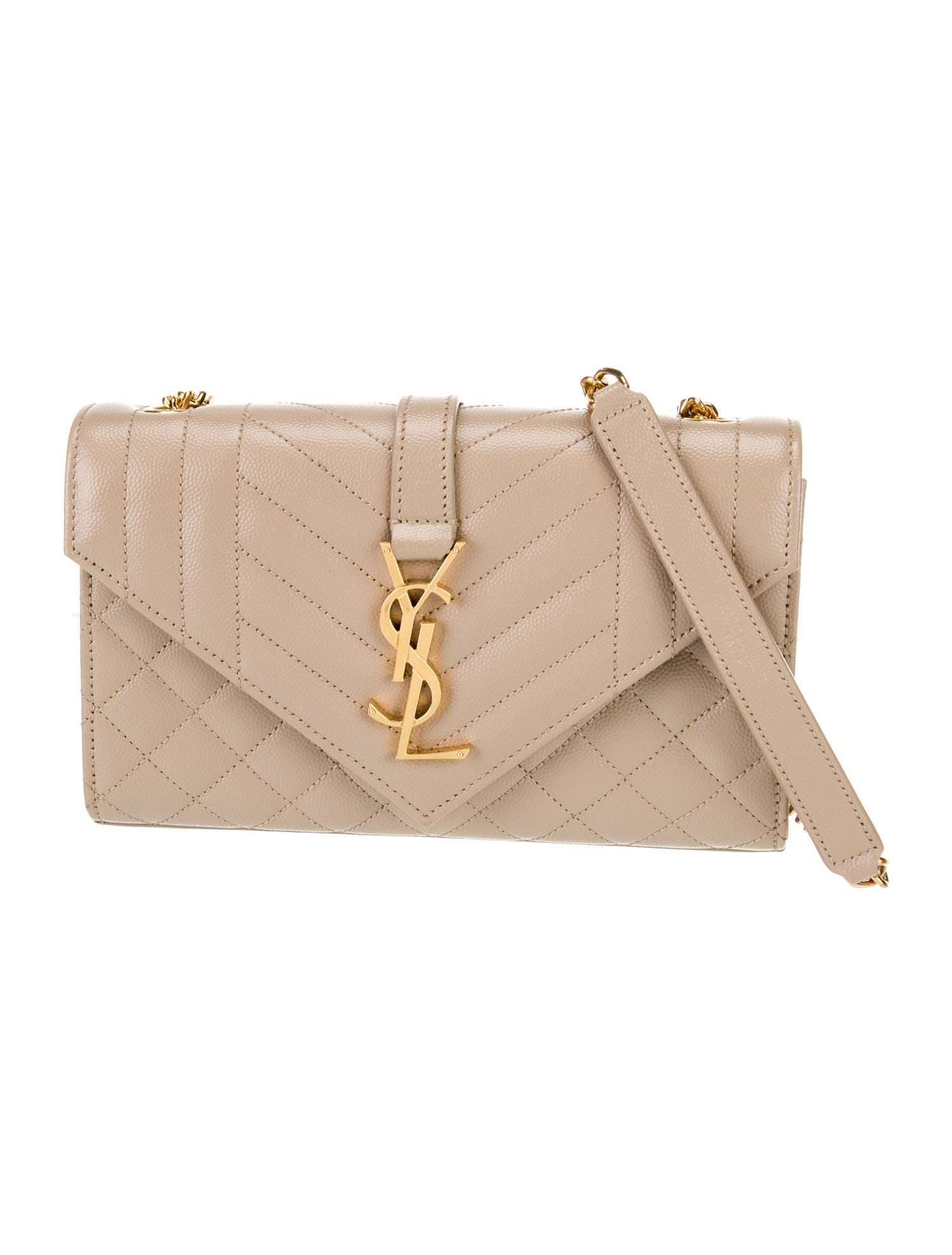Saint Laurent Quilted Envelope Small