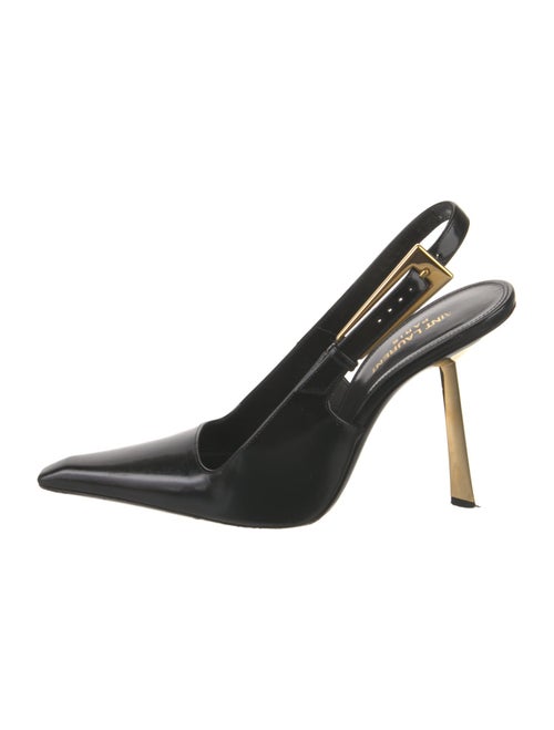 Saint Laurent Patent Leather Slingback Pumps