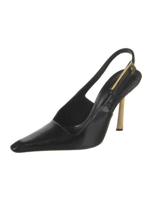 Saint Laurent Patent Leather Slingback Pumps