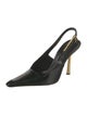 Saint Laurent Patent Leather Slingback Pumps