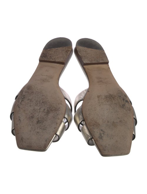 Saint Laurent Leather Slides