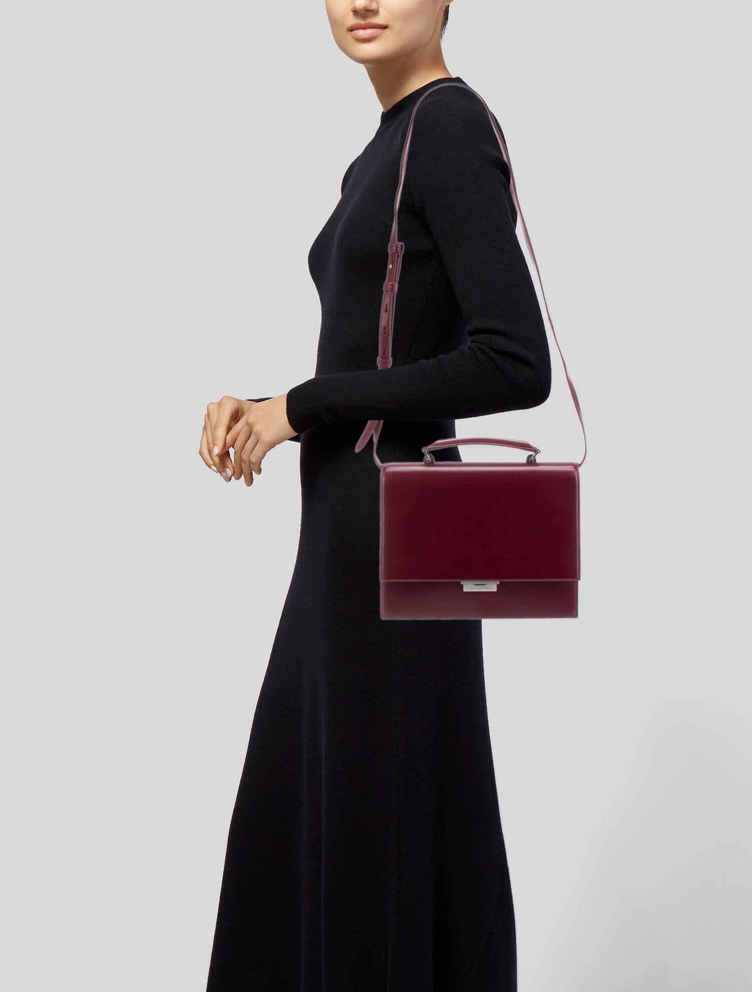 Saint Laurent Calfskin Babylon w/ Strap Medium