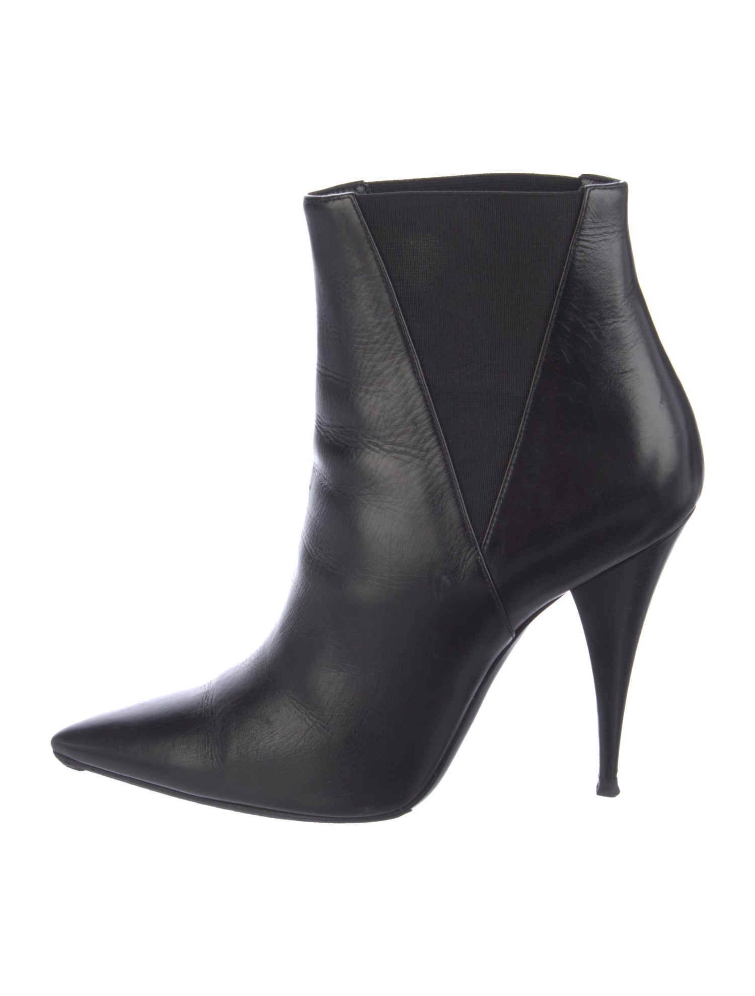 Saint Laurent Leather Chelsea Boots