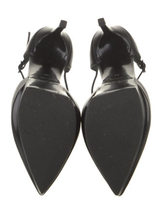 Saint Laurent Leather T-Strap Pumps