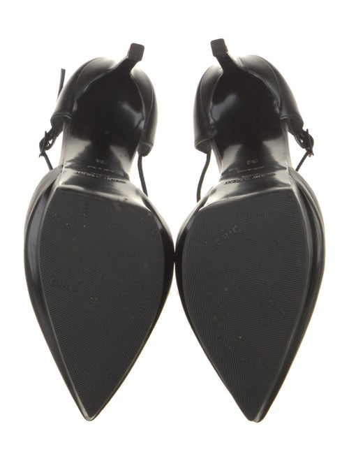 Saint Laurent Leather T-Strap Pumps