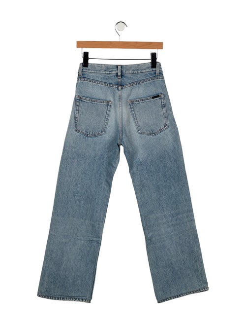 Saint Laurent High-Rise Wide Leg Jeans