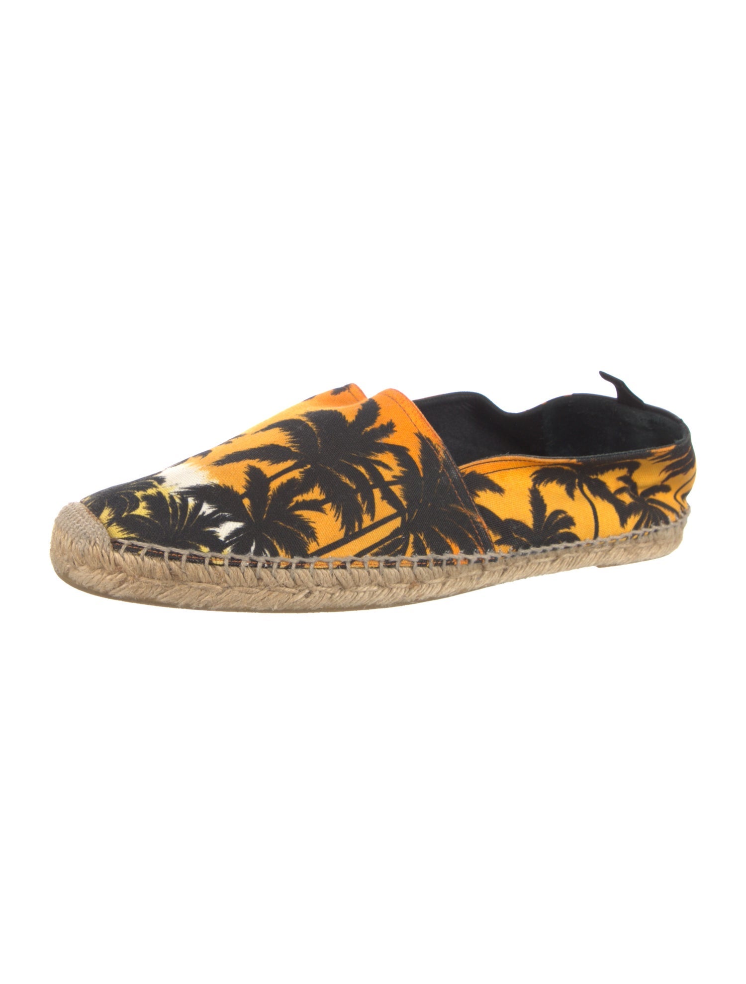 Saint Laurent Canvas Printed Espadrilles