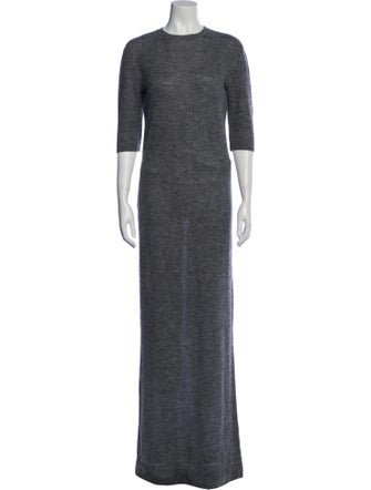 Saint Laurent Alpaca Crew Neck Sweater