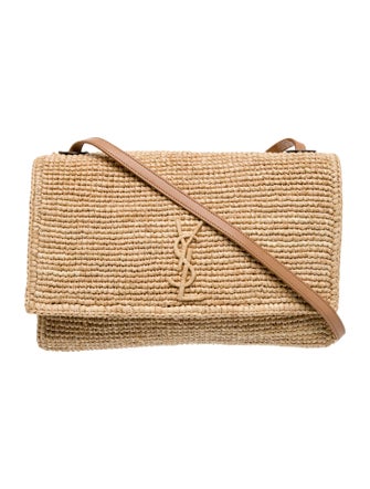 Saint Laurent Raffia Crossbody Bag