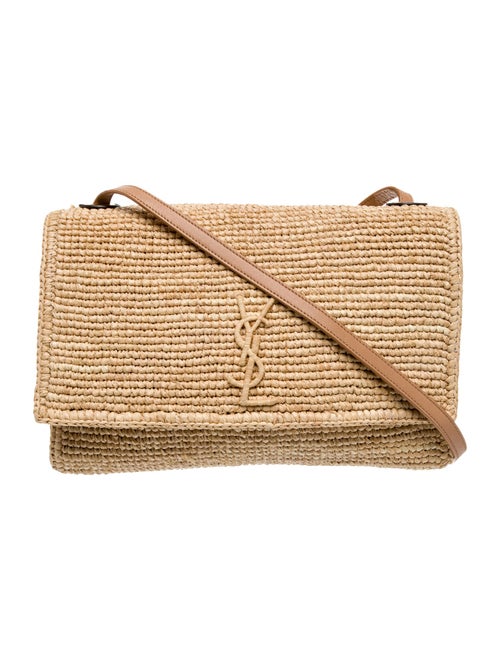 Saint Laurent Raffia Crossbody Bag