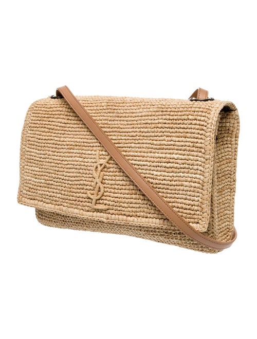 Saint Laurent Raffia Crossbody Bag