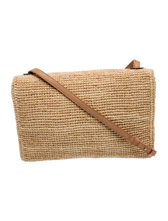Saint Laurent Raffia Crossbody Bag