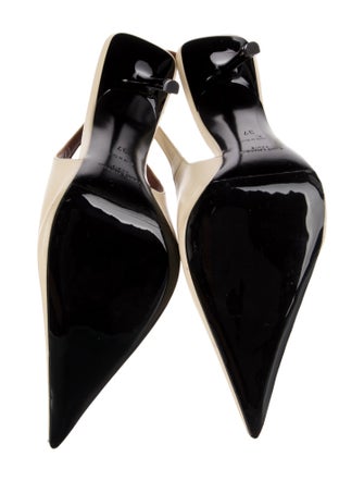 Saint Laurent Leather Slingback Pumps