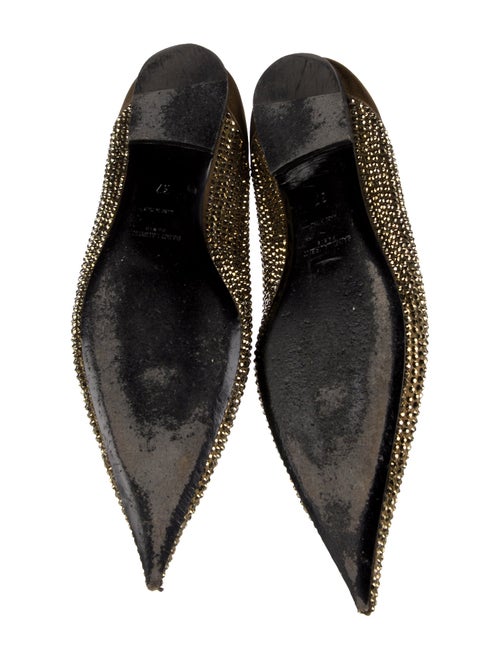 Saint Laurent Crystal Flats