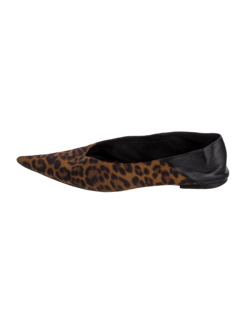 Saint Laurent Animal Print Flats