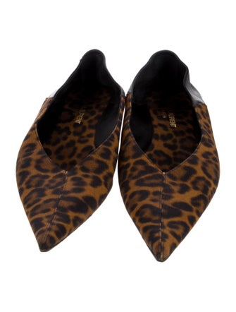 Saint Laurent Animal Print Flats