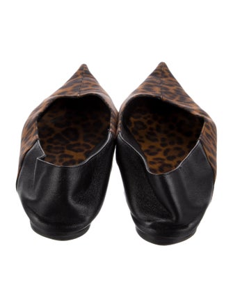 Saint Laurent Animal Print Flats