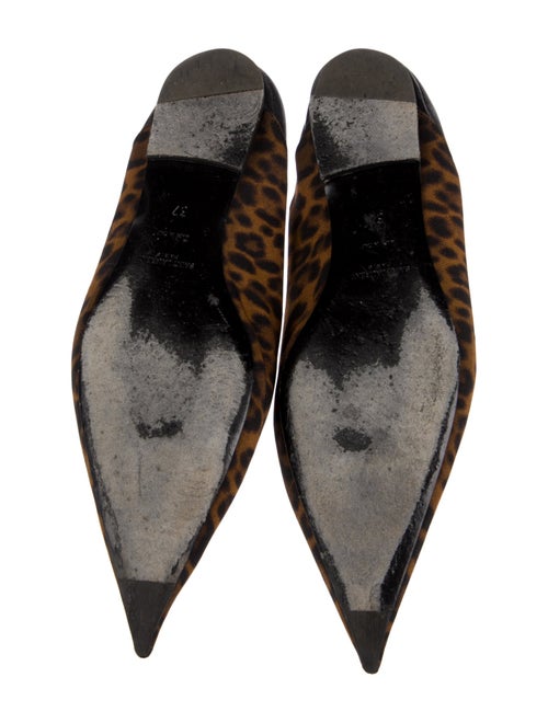 Saint Laurent Animal Print Flats
