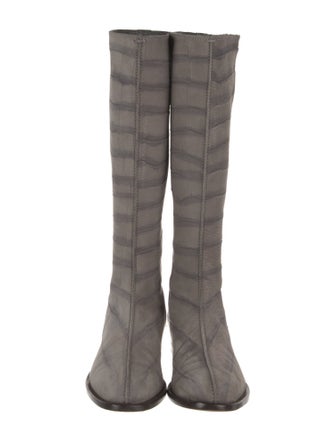 Yves Saint Laurent Suede Riding Boots