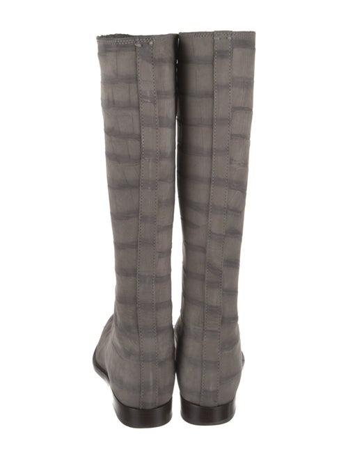 Yves Saint Laurent Suede Riding Boots