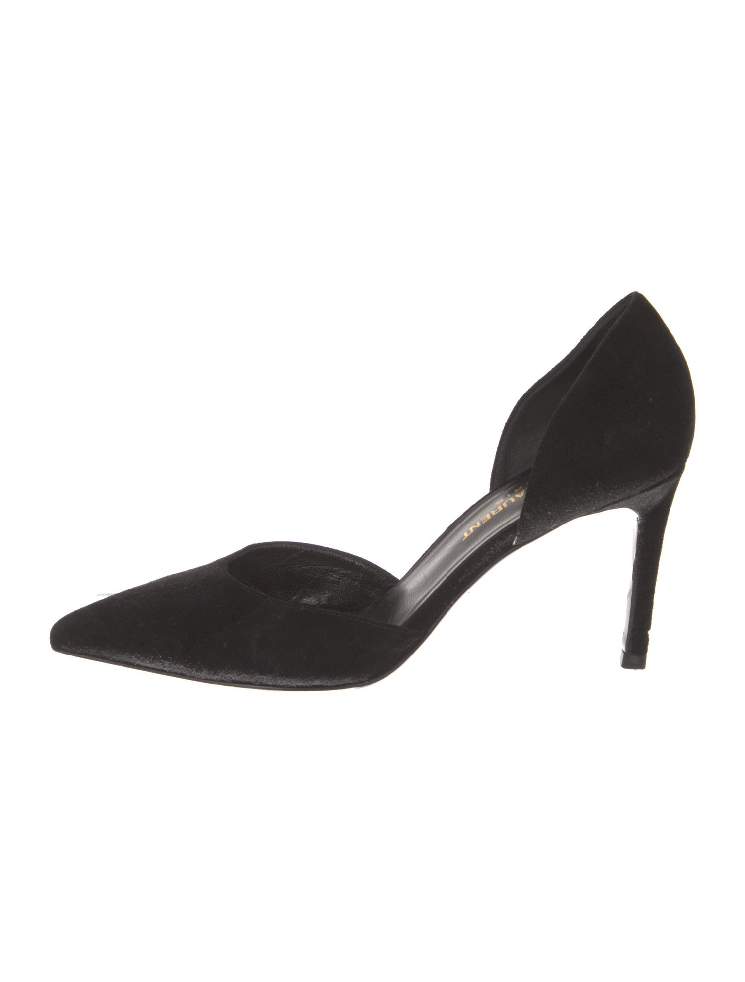 Saint Laurent Suede D'Orsay Pumps