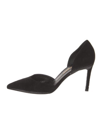 Saint Laurent Suede D'Orsay Pumps