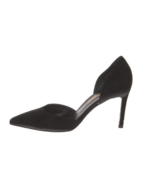 Saint Laurent Suede D'Orsay Pumps