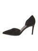 Saint Laurent Suede D'Orsay Pumps