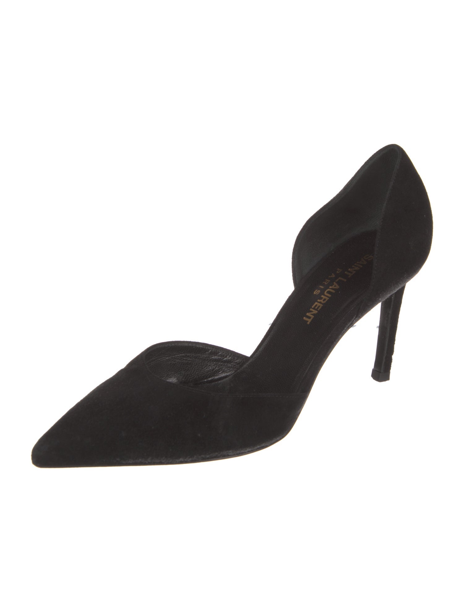 Saint Laurent Suede D'Orsay Pumps