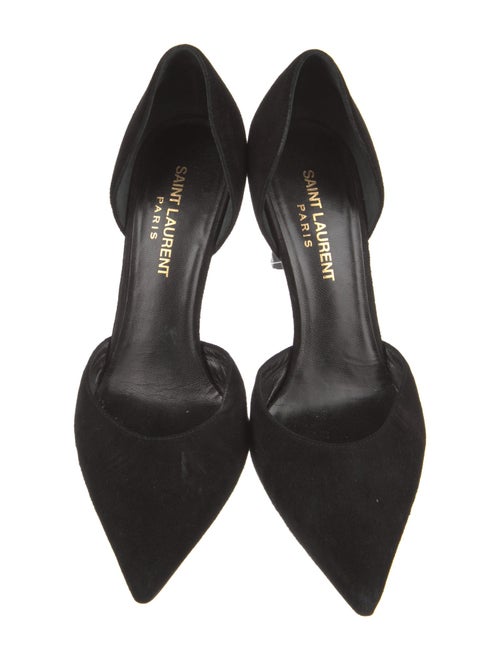 Saint Laurent Suede D'Orsay Pumps