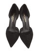 Saint Laurent Suede D'Orsay Pumps
