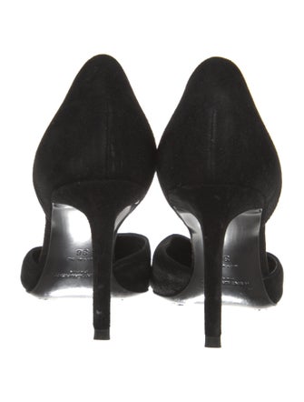Saint Laurent Suede D'Orsay Pumps