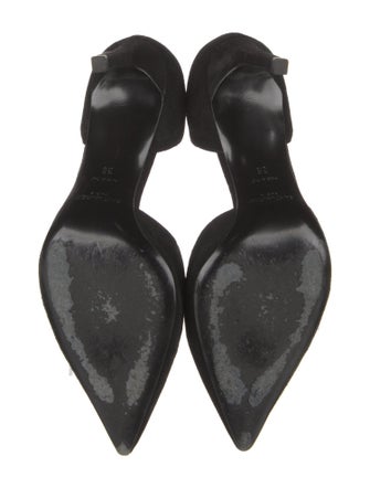Saint Laurent Suede D'Orsay Pumps
