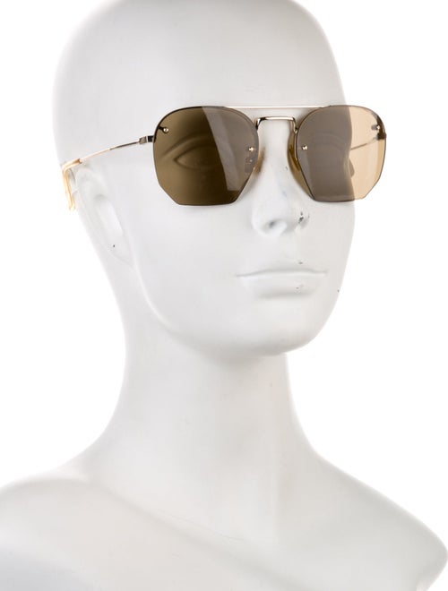 Saint Laurent Square Tinted Sunglasses