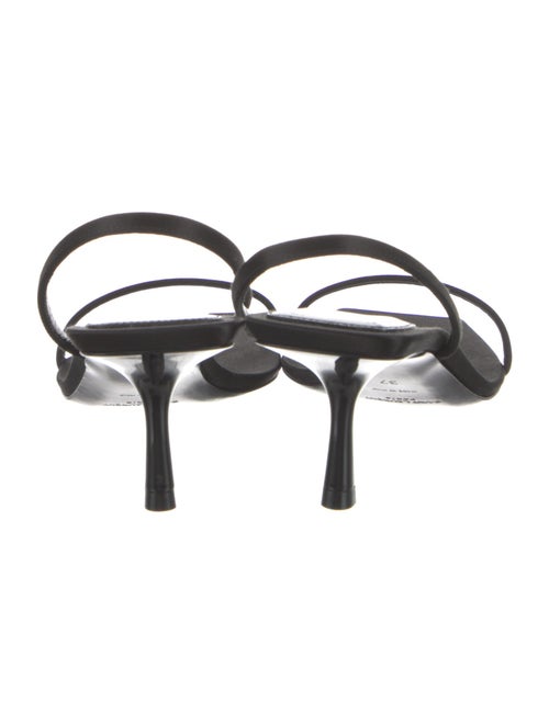 Saint Laurent Satin Slingback Sandals