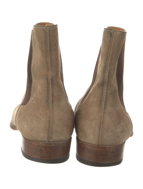Saint Laurent Suede Chelsea Boots