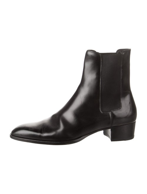 Saint Laurent Leather Chelsea Boots