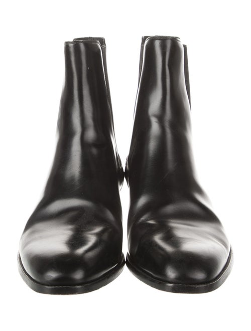 Saint Laurent Leather Chelsea Boots